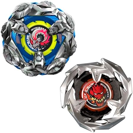 Beyblade X Tackle Goat 2-70N BX & Sword Dran 3-60F BX Takara Tomy Dual Pack Set, 2 Right-Spinning Tops, Battling Tops Game Toys, Ages 8+ - Image 4