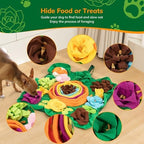 Puhohun Snuffle Mat for Dogs in use as slow feeder