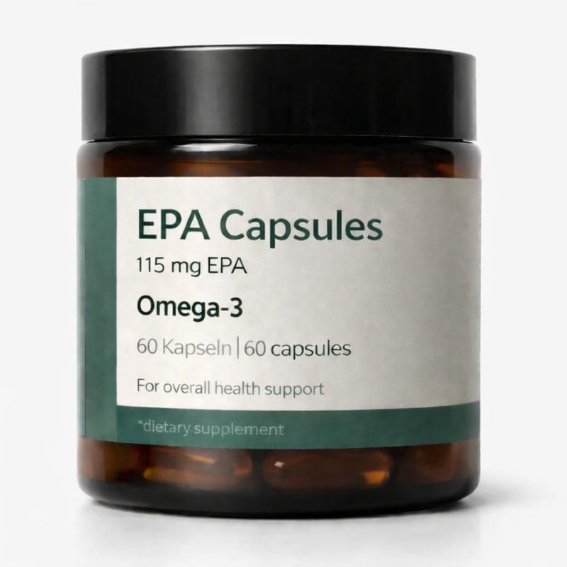 Generic EPA Omega-3 capsules 60 count bottle front view