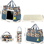 Moclever baby diaper bag set portable changing pad feature