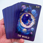 DPEHAKMK modern witch tarot cards with the included English companion guidebook.