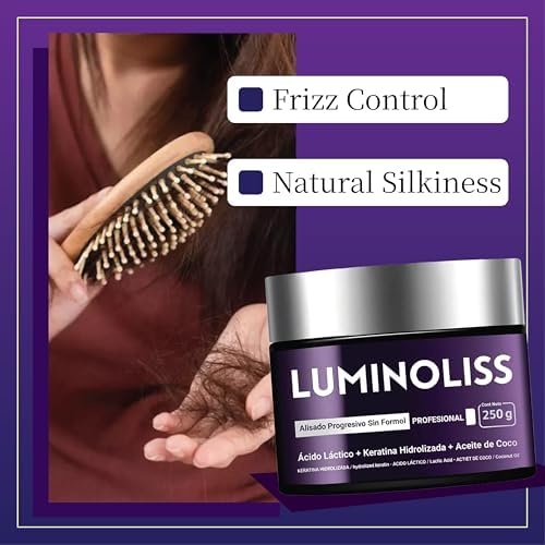 Authentic LuminoLiss Alisado smoothing treatment jar packaging