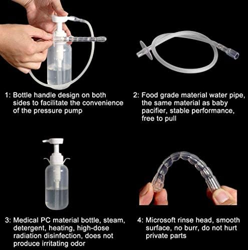 Close up of the 9-hole 360-degree spray nozzle for thorough vaginal cleaning.