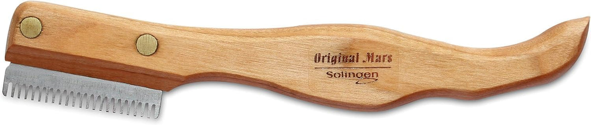 Authentic Mars Coat King fine grooming knife for removing excess canine undercoat