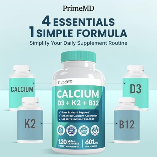 PrimeMD 120 capsules bottle for bone and heart health