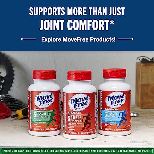 Move Free Advanced Glucosamine Chondroitin MSM Joint Support Supplement, Supports Mobility Comfort Strength Flexibility & Bone - 120 Tablets (40 servings)* - Image 7