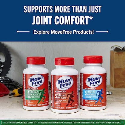 Move Free Advanced Glucosamine Chondroitin MSM Joint Support Supplement, Supports Mobility Comfort Strength Flexibility & Bone - 120 Tablets (40 servings)* - Image 7