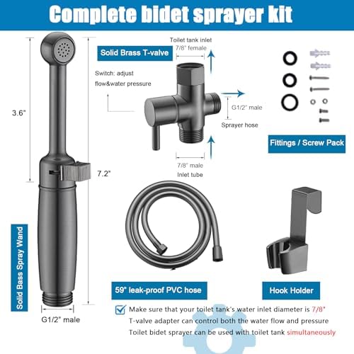 Sontiy handheld bidet sprayer used for cloth diaper cleaning