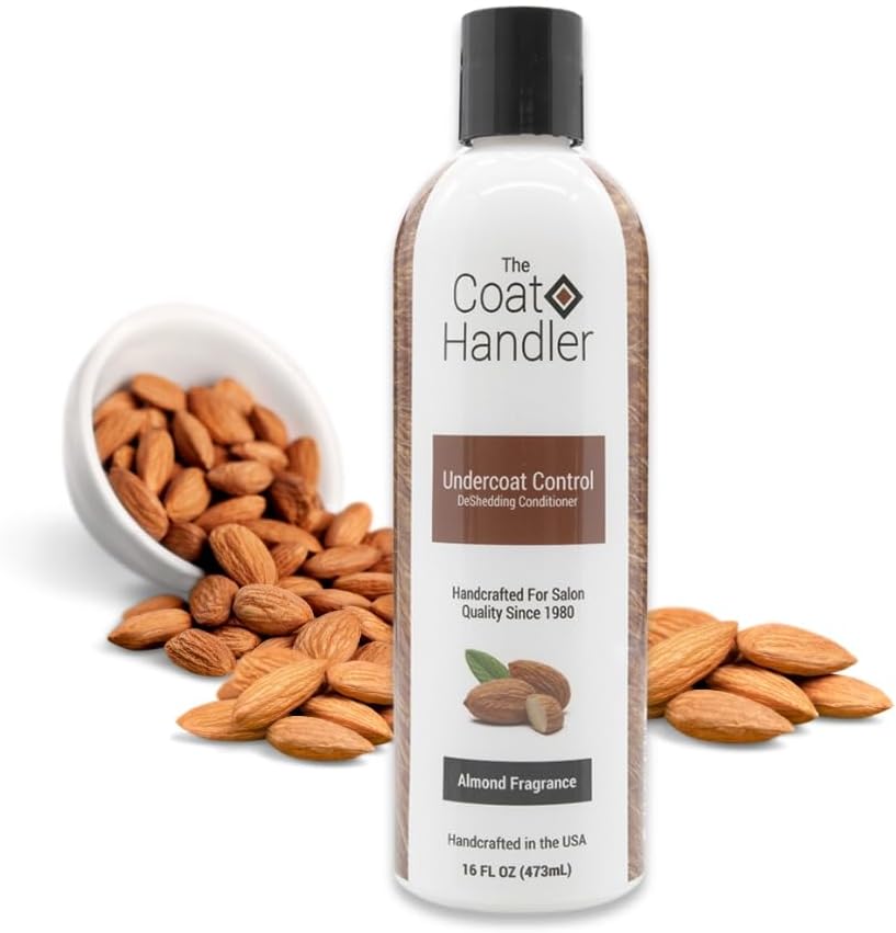 The Coat Handler Undercoat Control Deshedding Conditioner 16 Ounce bottle front view for professional dog grooming.