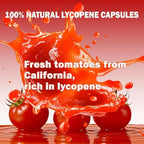 Novafun natural tomato antioxidant supplement bottle side profile