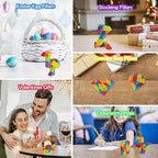 The premium imported sensory cube set fully extended into straight lines to highlight its medium size and segment count.