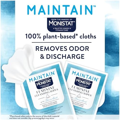 Monistat Boric Acid Kit contents including 10 suppositories and 10 plant based wipes
