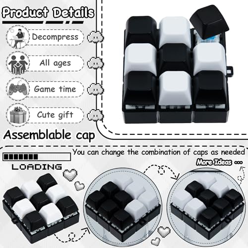 Ilhsty mechanical keyboard clicker with removable keycaps