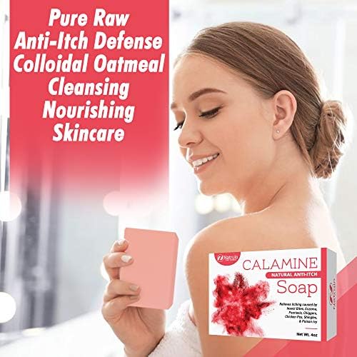 Rich lathering Natrulo natural instant itch relief body wash bar for bug bites