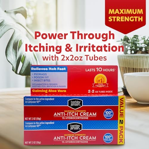 Berkley Jensen anti itch medication for bug bites and poison ivy treatment.