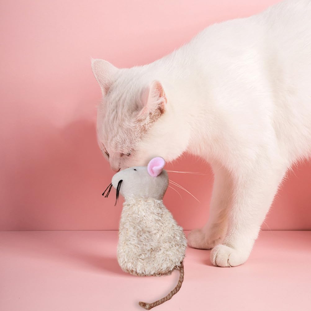 Ipetboom kangaroo plush doll for cats highlighting the durable stitching