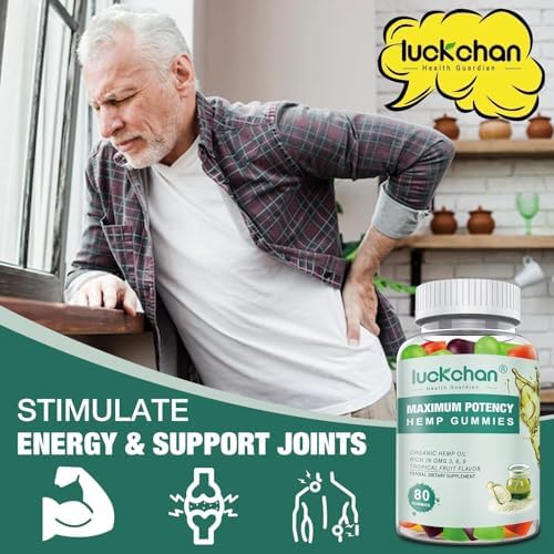 Luckchan organic hemp oil gummies bottle pack