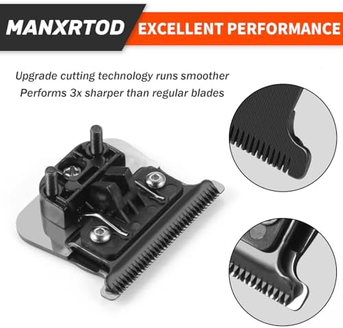 Black graphite coating detail on BaByliss Pro blade