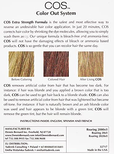 Two bottles of Powertools Cos hair color removal kit