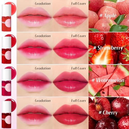 bayfree Lip Tint Stain Set, Lip Stain Long Lasting Waterproof, Lightweight, Non-sticky, Transfer-Proof, Matte Finish (fruit land) - Image 4