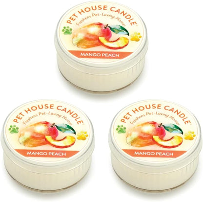 Pet House Mini Candles for Pet Odor Made with Natural Soy Wax, Plant Based, Dog and Cat Friendly Scented Candles, Variety Pack of 3 - Image 11