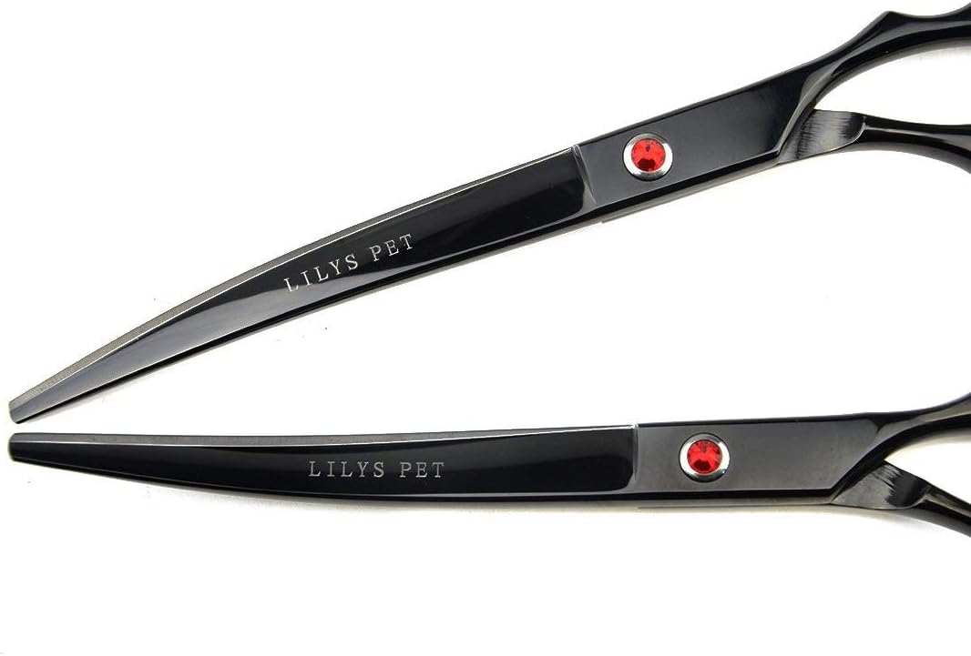 Lilys Pet grooming scissors set with steel comb