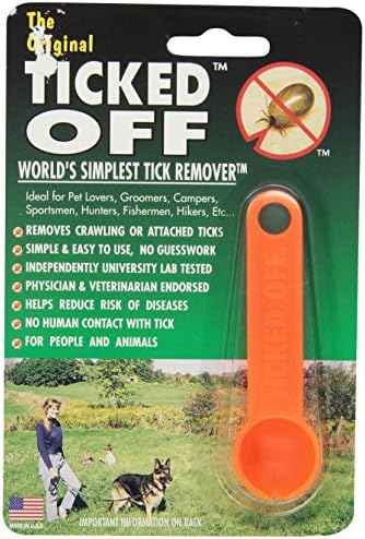 Close up of Ticked Off notch design for tick removal