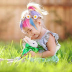 Different color swatches achieved with Msdada hair chalk.