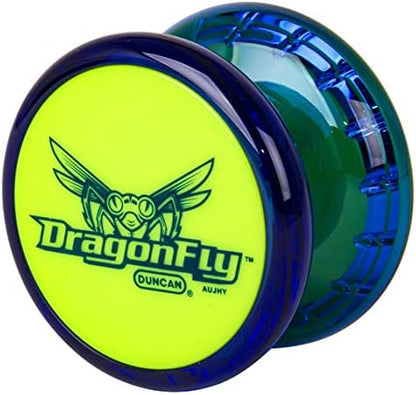 Side profile view of Duncan Dragonfly wing shaped transaxle yo-yo