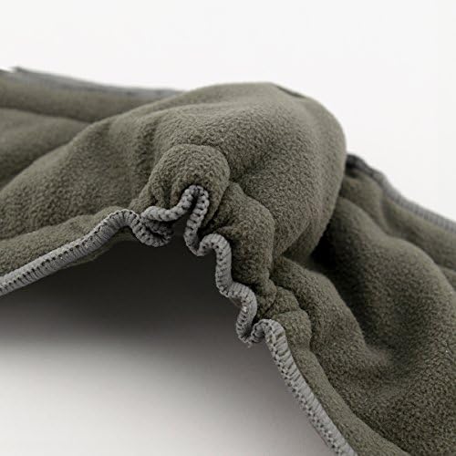 Alvababy charcoal bamboo insert fabric texture close up