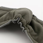 Alvababy charcoal bamboo insert fabric texture close up