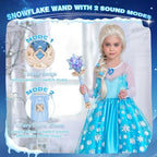 Back view of princess magic wand handle and battery compartment