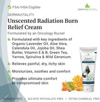 Dermavitality Unscented Fragrance Free cream tube for radiation therapy support.