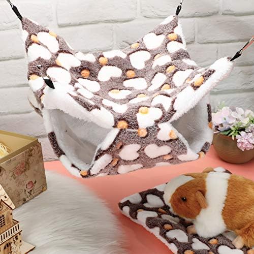 Boao 2-piece small animal hammock set folded for display