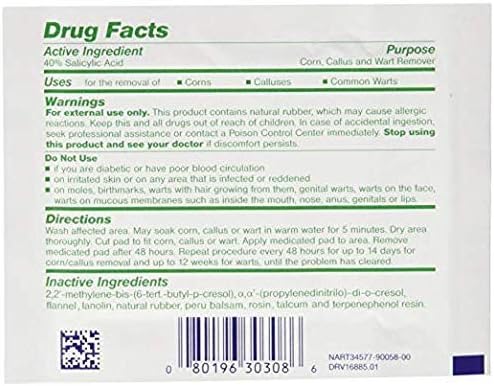 Authentic USA imported Curad foot care patches for callus relief