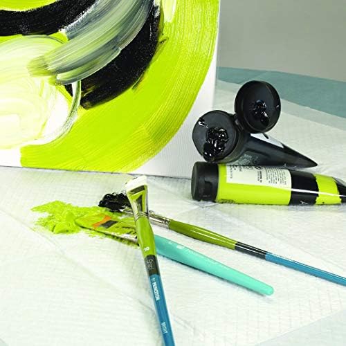 Close-up view of non-slip adhesive strip corners on craft mat