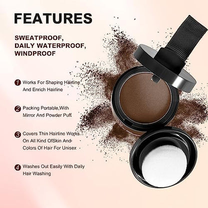 Incolor hair root touch up compact open with mirror