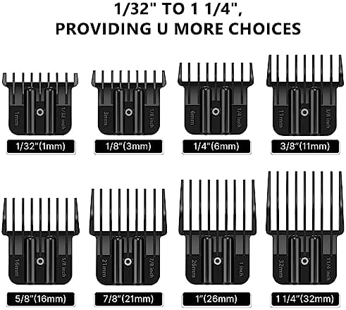 Side profile of the premium nylon clipper attachments showing the secure snap on alignment system