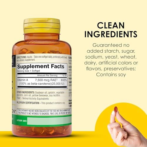 Three bottles of Mason Natural Beta Carotene dietary supplement arranged neatly for display