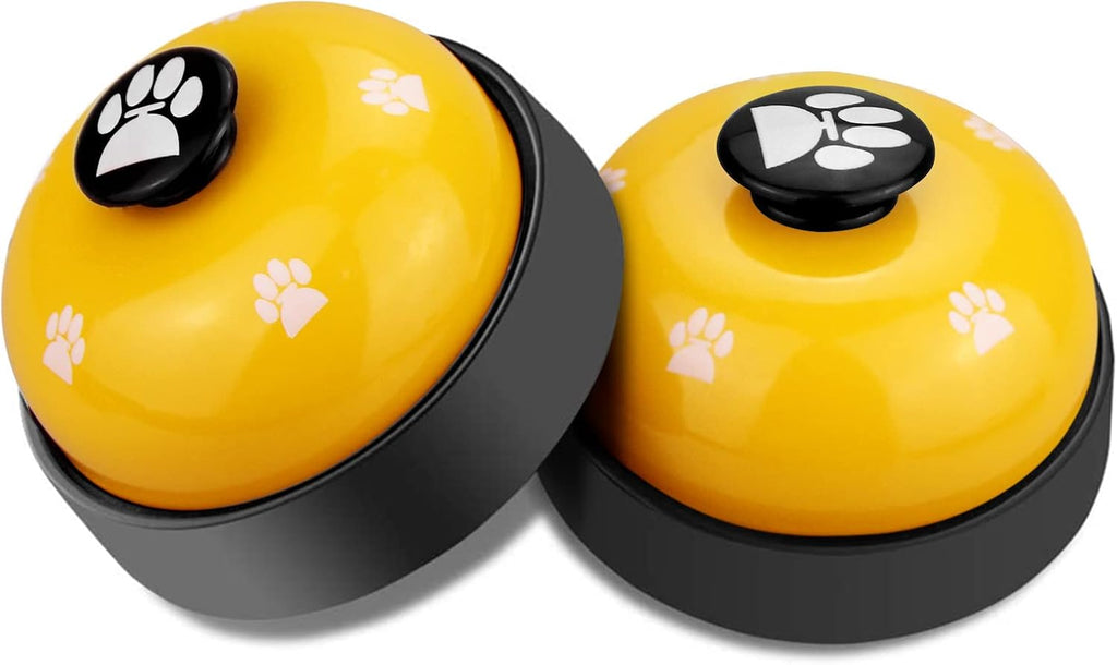 Comsmart Dog Training Bell, Set of 2 Dog Puppy Pet Potty Training Bells, Dog Cat Door Bell Tell Bell with Non-Skid Rubber Base 2 Pack White - Image 12