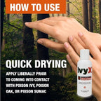 CoreTex Ivy X dual action skin defense system bottles for hikers and outdoor workers.