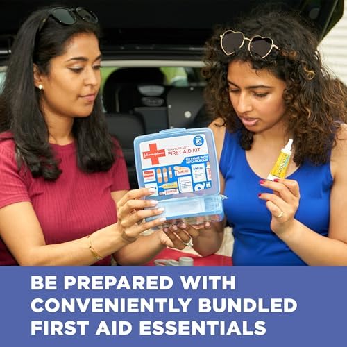 Side view of the portable 80 piece wound care kit showing slim design.