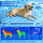 Side view demonstrating the thick orthopedic cotton padding for senior dog joint support.