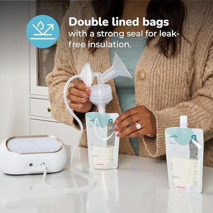 Breastfeeding mom using Spectra direct pumping system