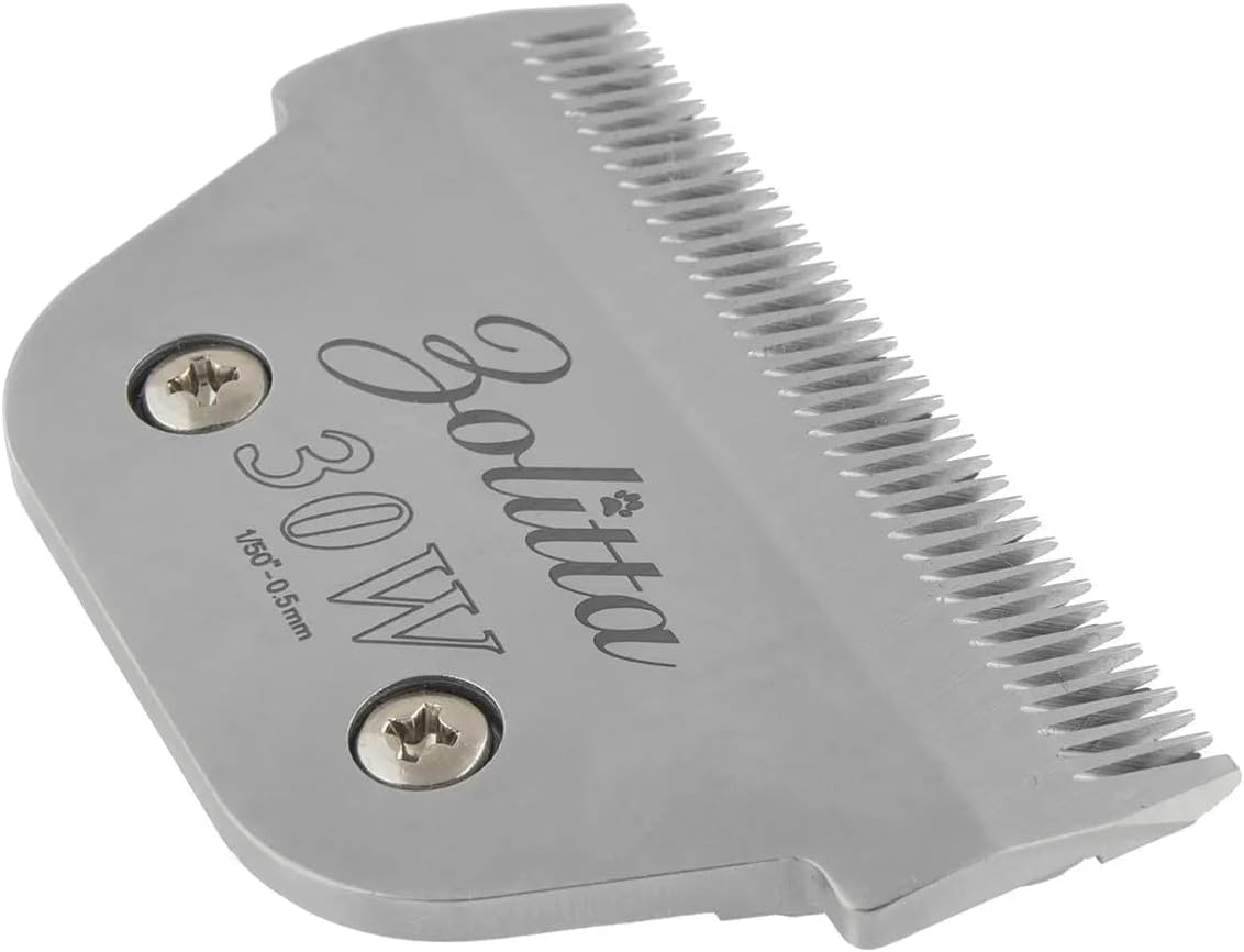 Zolitta premium professional 30W elite wide animal grooming blade side profile
