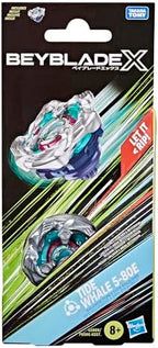 Beyblade X Tide Whale components including blade and ratchet