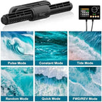 Hygger aquarium wave generator strong magnetic holder attachment mechanism