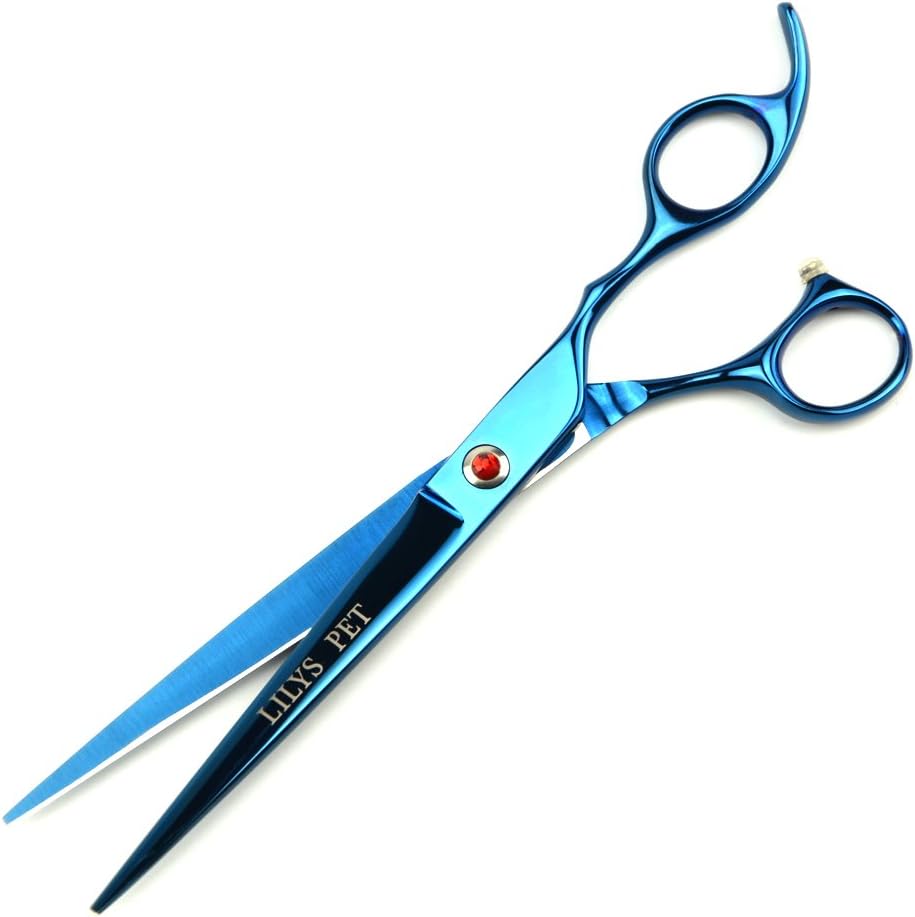 Lilys Pet 7 inch thinning scissor blade detail