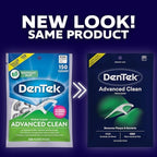 DenTek dental flosser sticks showing the ultra strong multi strand floss head