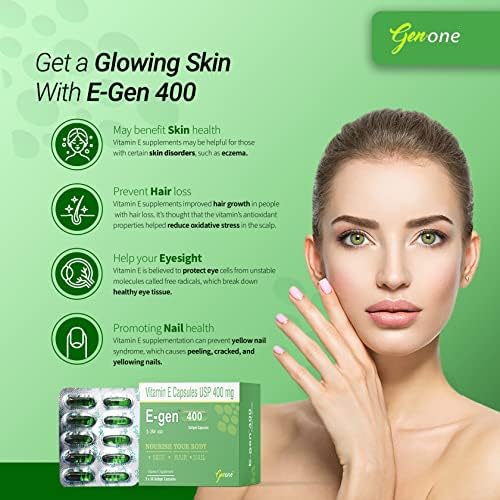 Genone E Gen 400 capsules close up of softgel texture